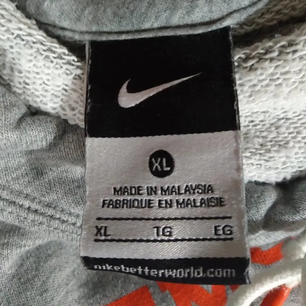 Vintage Nike Clemson Tigers Logo Hoodie Sweatshirt